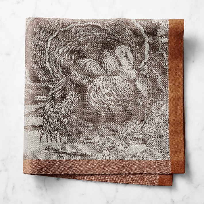 Turkey Jacquard Napkin, Set of 4 | Williams-Sonoma