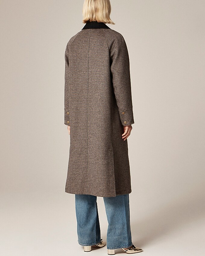 Long Barn Jacket™ in houndstooth wool blend | J. Crew US