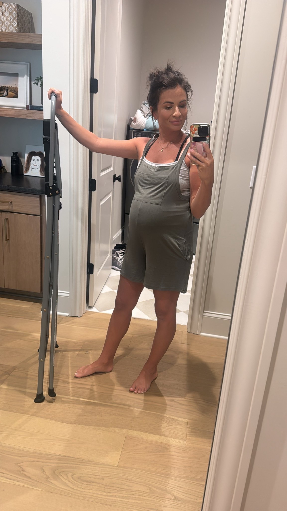 comfortable maternity overalls - i'm in a small - comes in more colors 