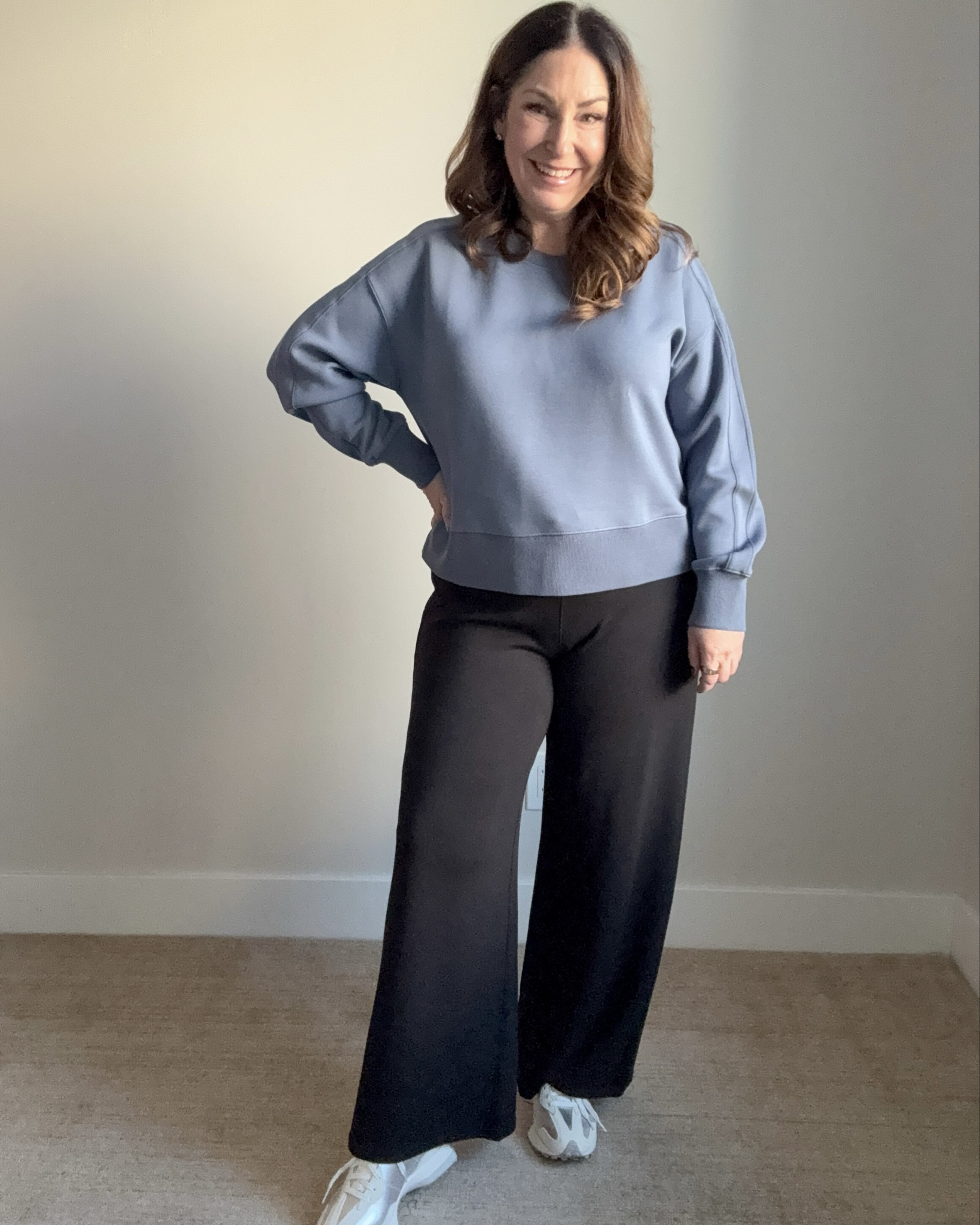 Casual Loungewear from @spanx wearing large in top and XL Petite in pants - size up if in-between 

New customer code Code RYANNEXSPANX for 10% off + free shipping 

#spanx #spanxpartner  

 

#LTKMidsize #LTKootd #LTKOver40