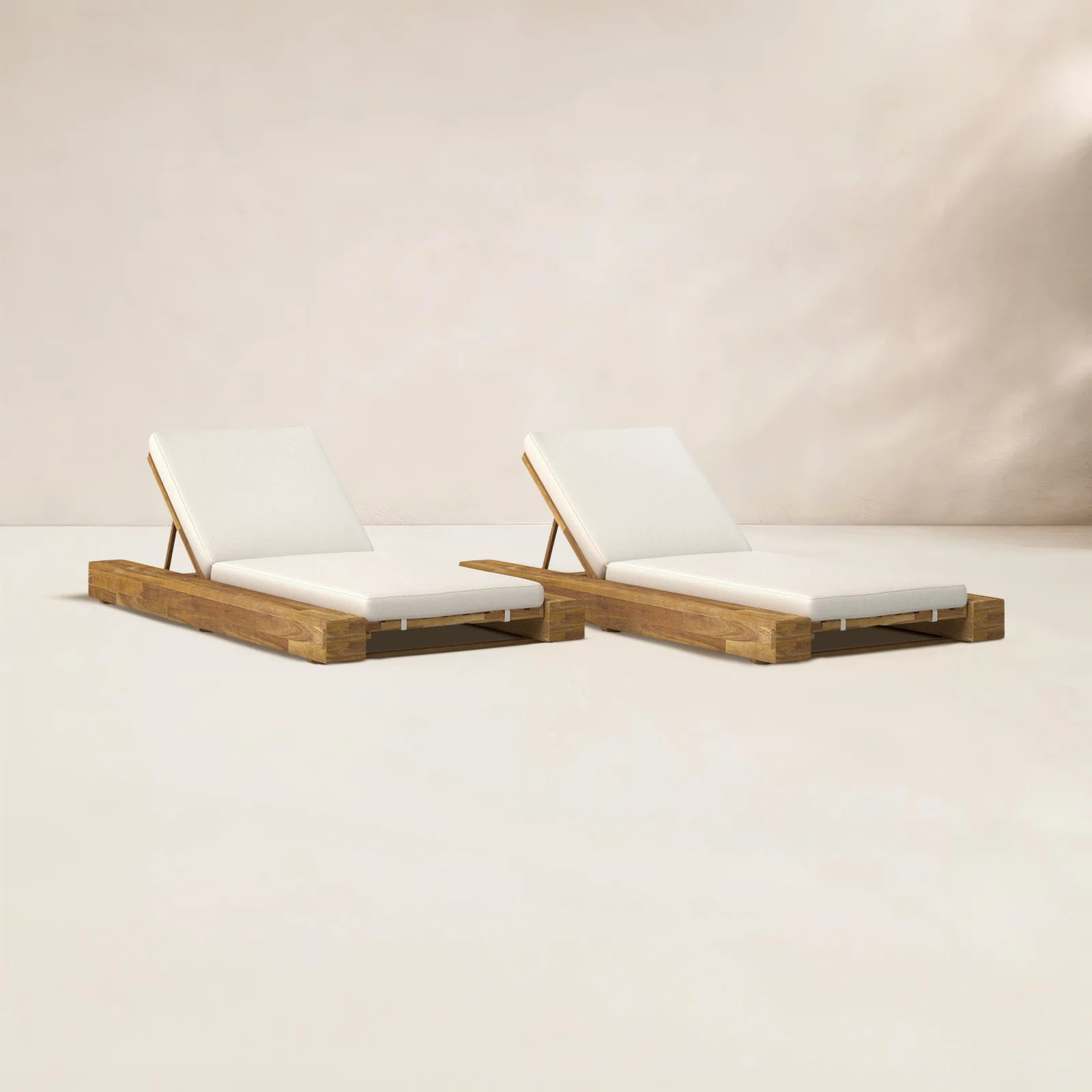 Joss & Main Donnie 39'' Outdoor Acacia Chaise Lounge & Reviews | Joss & Main | Joss & Main