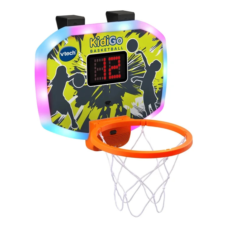 VTech KidiGo Basketball Hoop With Basketball and Light-Up Scoreboard - Walmart.com | Walmart (US)