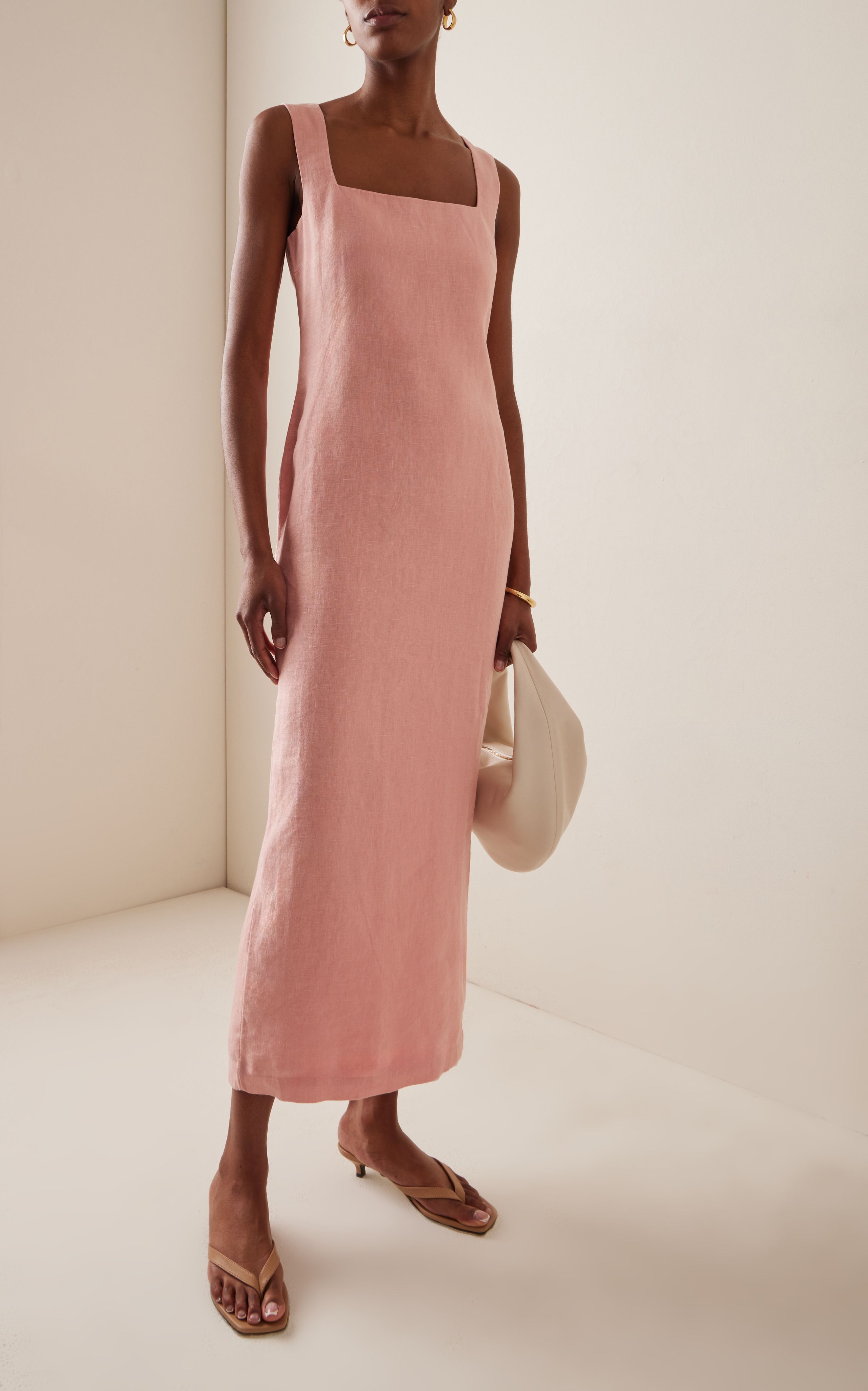 Exclusive Alice Linen Midi Dress | Moda Operandi (Global)
