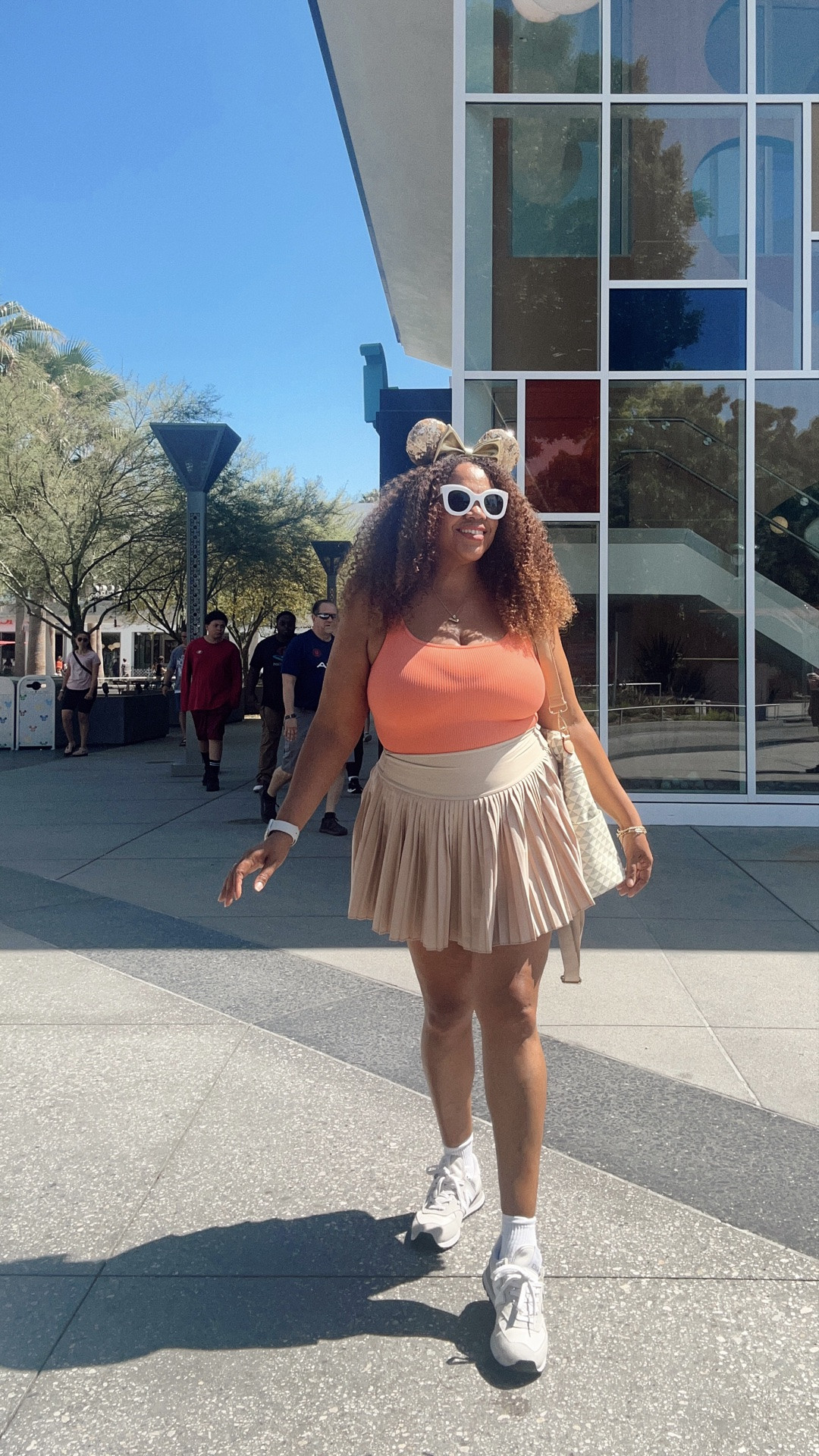Disney 🐭 day outfit for curves ✨When in doubt or thinking you are “too much” remember what your older self would say - just wear the outfit ✌🏾🫶🏾💁🏾‍♀️. 

Bodysuit size large and skort xl.

#LTKootd #LTKOver40 #LTKMidsize