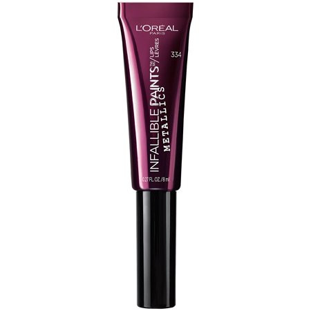 Loreal Paris Cosmetics Infallible Paints/Lips Metallic Smoldering Eclipse 0.27 Fluid Ounce | Walmart (US)