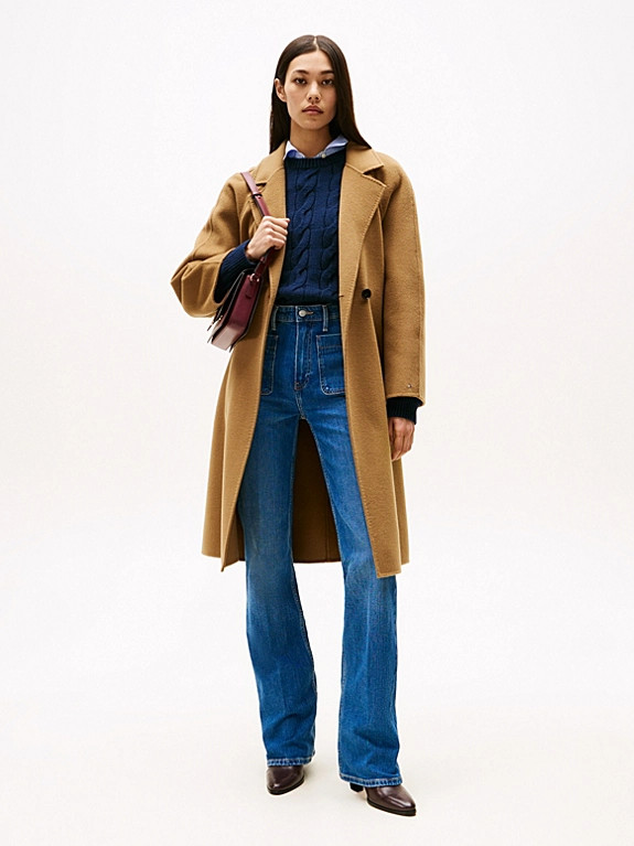 Patch Pocket High Rise Bootcut Jeans | Tommy Hilfiger UK