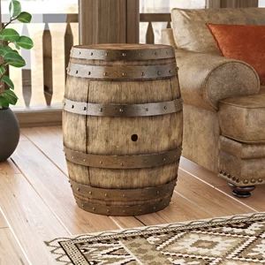 Bradner Barrel End Table with Storage | Wayfair North America