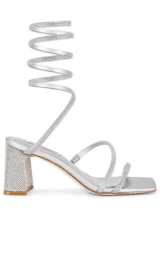 Lopez Sandal in Silver Rhinestone | Revolve Clothing (Global)