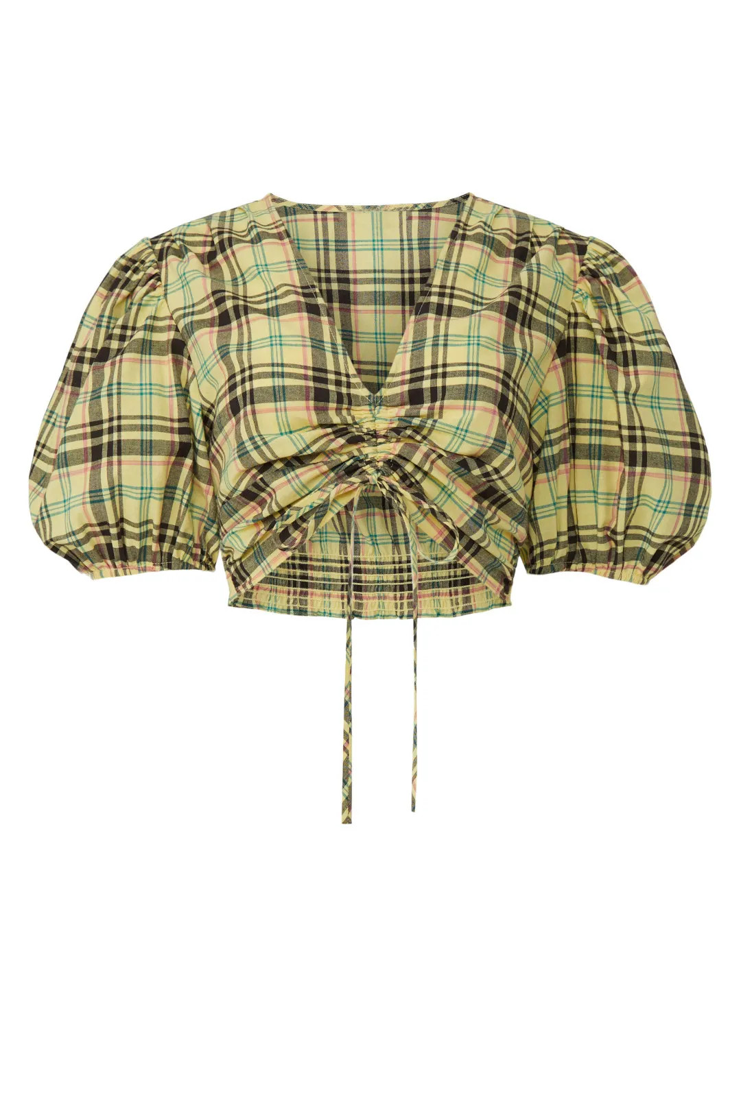 Bella Ruched Crop Top | Rent the Runway