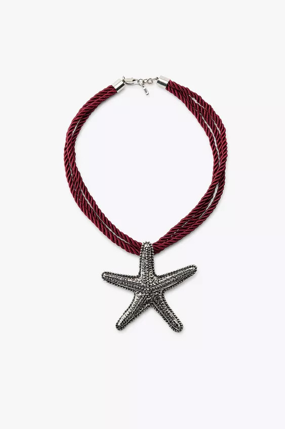 STARFISH ROPE NECKLACE | Zara UK