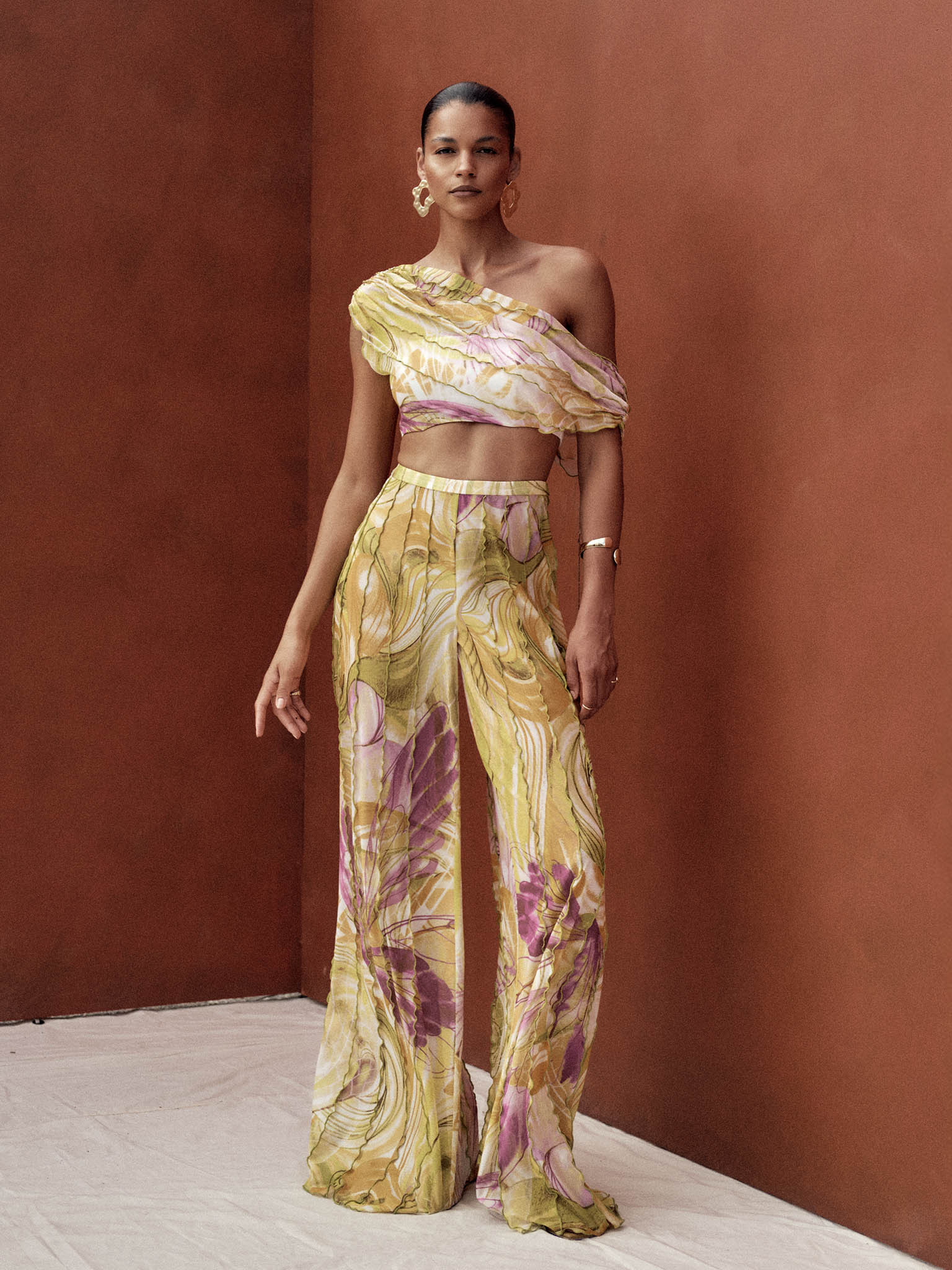 ANDREA IYAMAH FARA PANTS - VIBRA PRINT | ANDREA IYAMAH