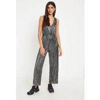 Urban Outfitters - Plissierter Overall in Silber - Damen 34 | Urban Outfitters DE