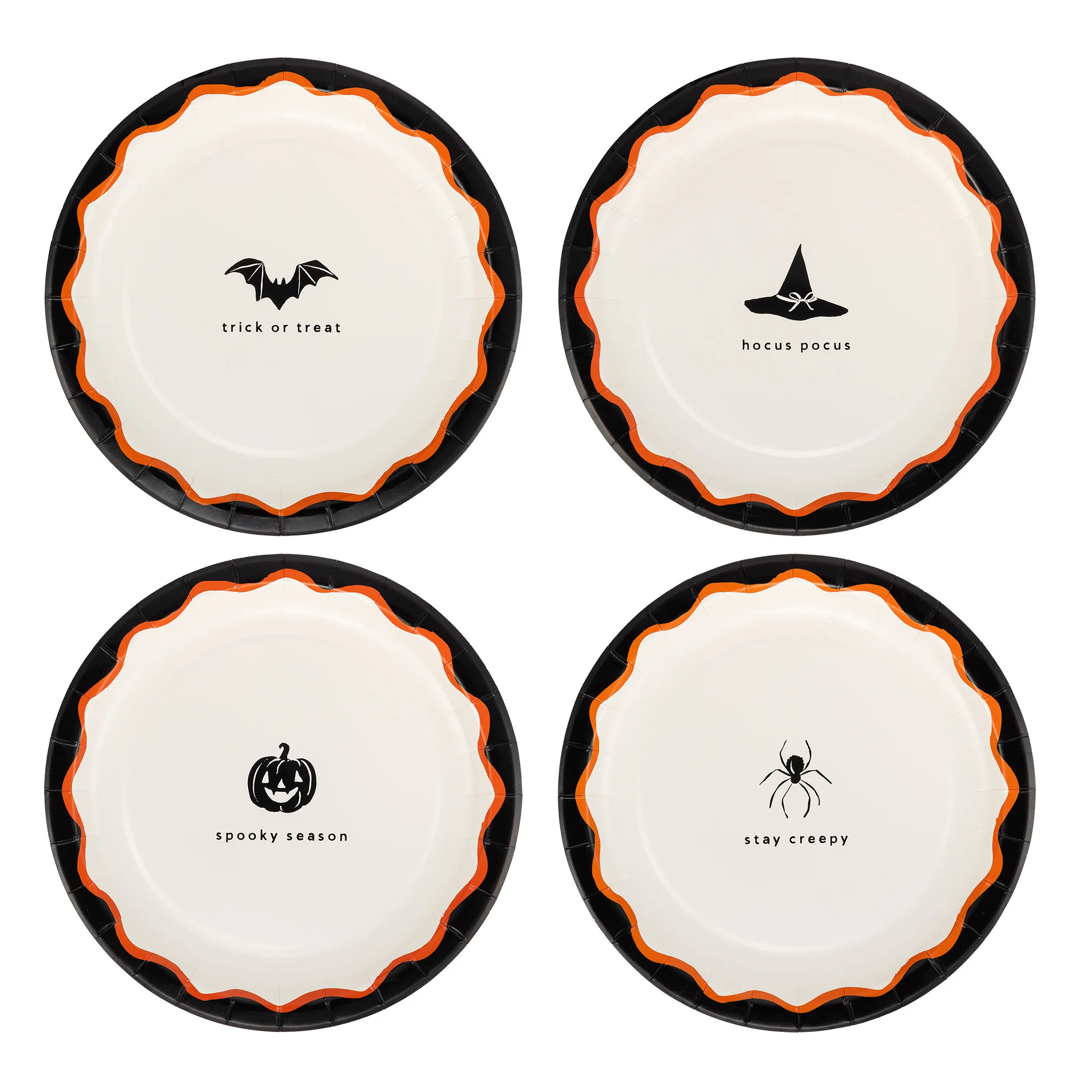 Spooky Icon 8" Plate Set | My Mind's Eye