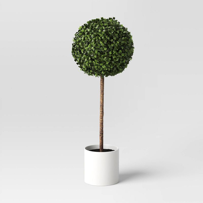 30" Artificial Topiary in Ceramic Pot Green - Threshold™ | Target