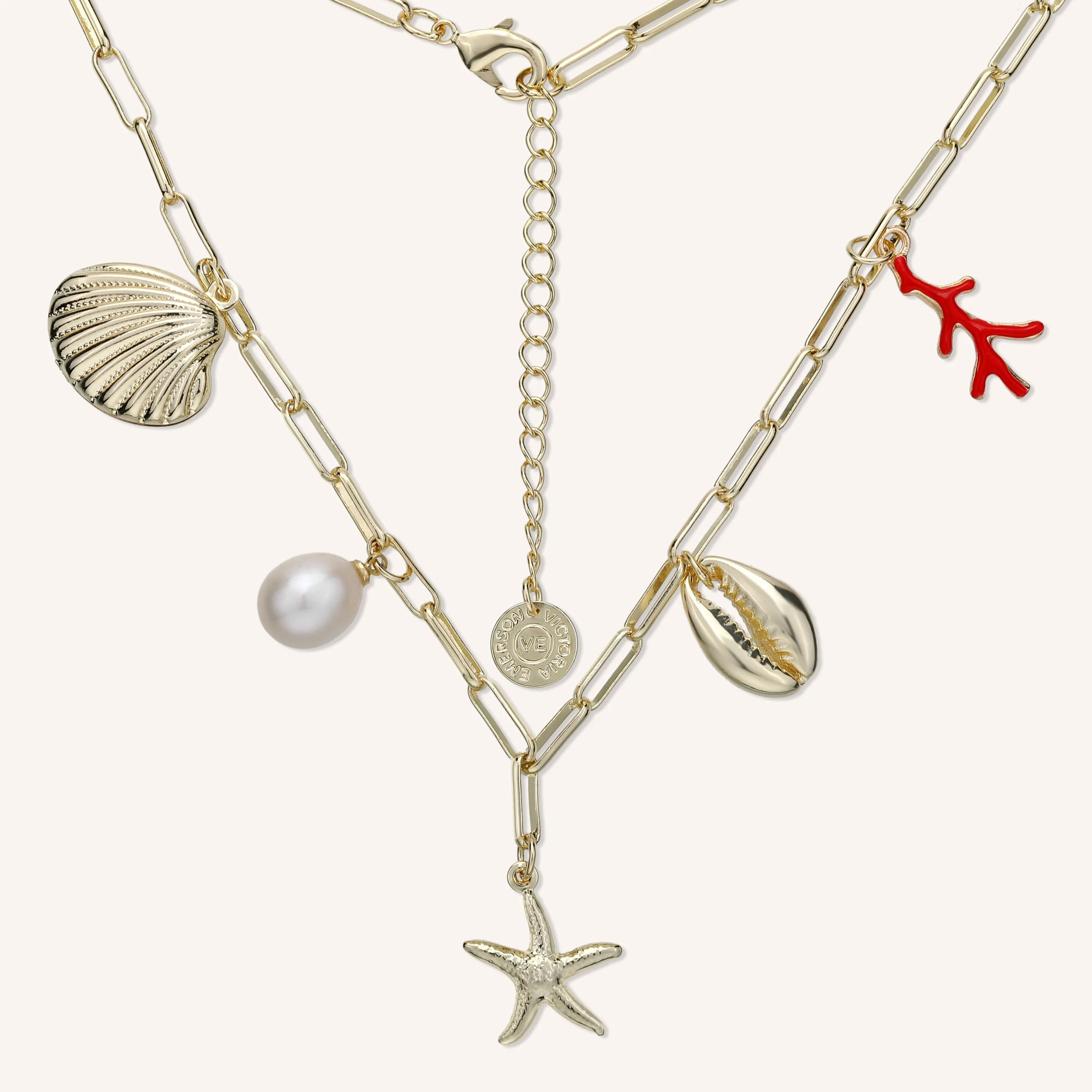 Beach Charm Necklace | Victoria Emerson