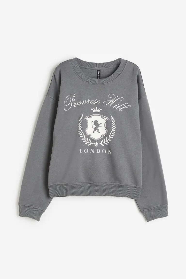 Sweatshirt with Motif | H&M (US + CA)