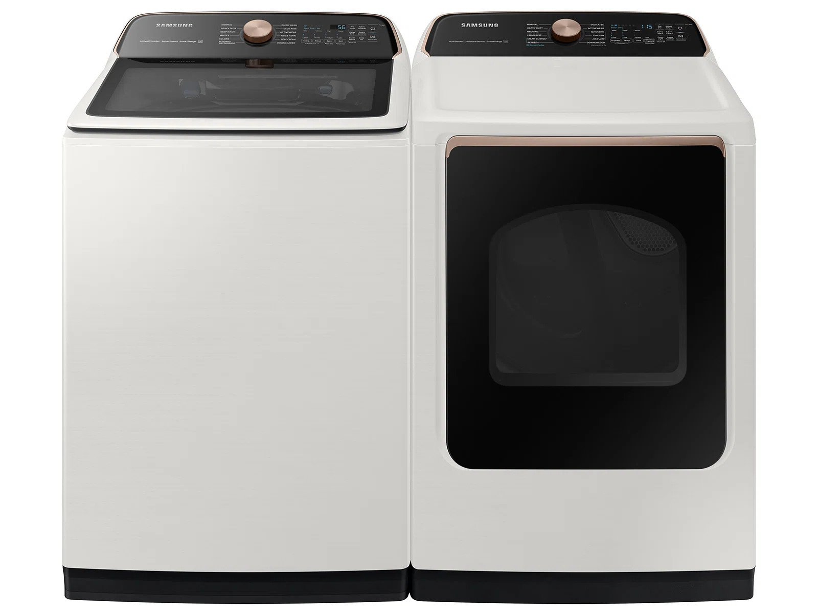 Samsung 5.5 cu. Ft. Top Load Washer with 7.4 cu. Ft. Dryer with Steam Sanitize+ Composite_ED55EF9... | Wayfair North America