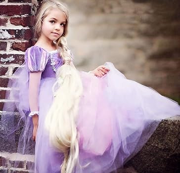 ToLaFio Princess Dresses for Girls Halloween Fancy Party Dress Princess Dress Up Clothes for Litt... | Amazon (US)