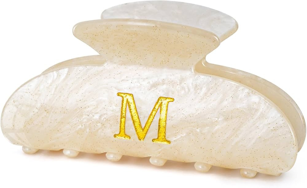 Hair Clips for Women | Monogram Hair Claw Hair Accessory | Personalized Gifts for Women Teen Girl... | Amazon (US)