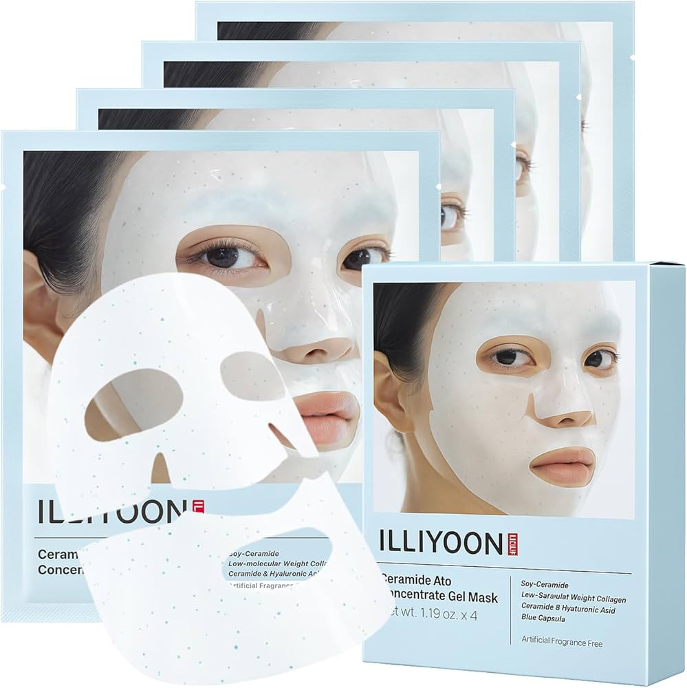 Illiyoon Ceramide Ato Concentrate Gel Face Mask | Ceramide & Collagen Hydrating Overnight Hydroge... | Amazon (US)