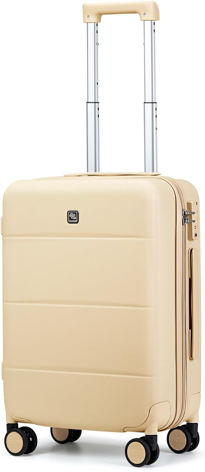 Hanke Carry On Luggage 22x14x9 Airline Approved Spinner Wheels Hard Shell Suitcases for Women & M... | Amazon (US)