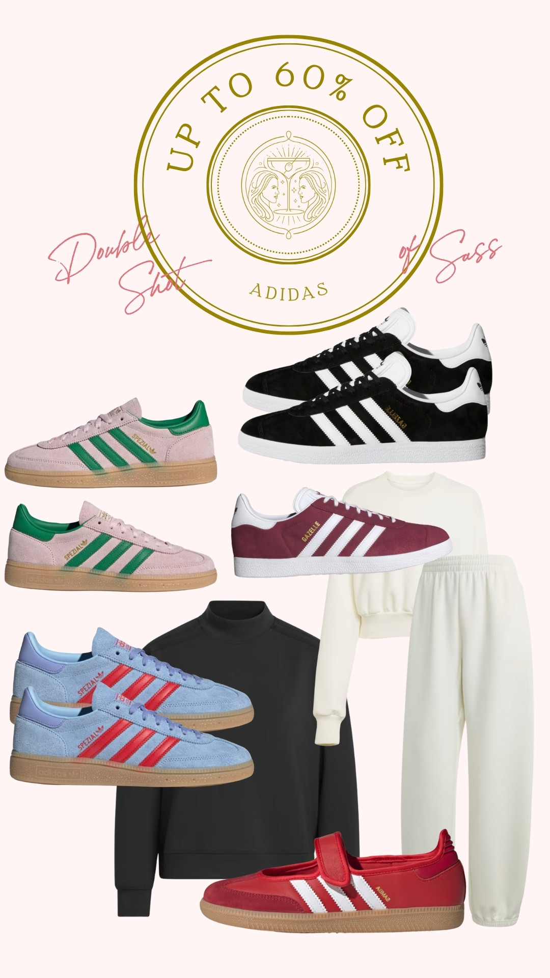 Adidas up to 60% off! Perfect for a holiday gift! xx  

 #LTKGiftGuide #LTKHoliday #LTKSaleAlert