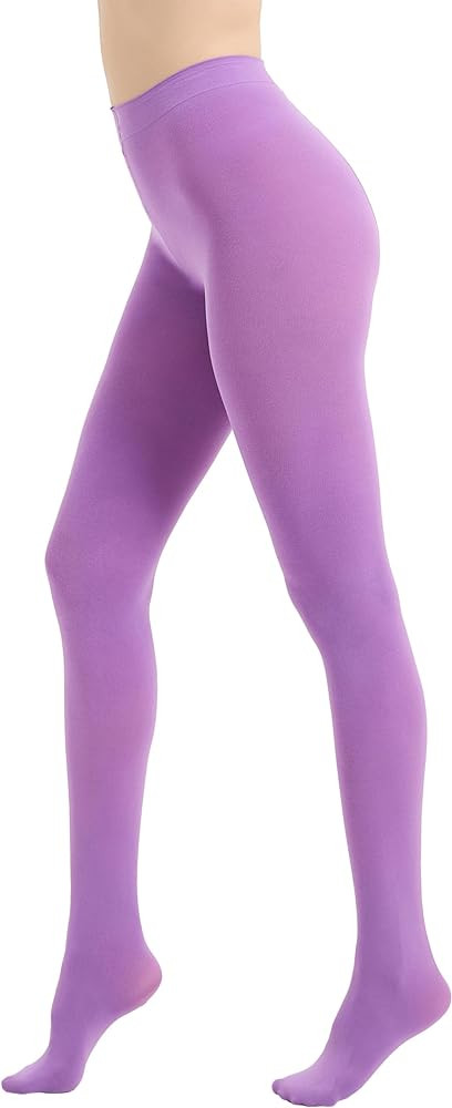 80D Semi Opaque Tights for Women Stretchable High Waist Womens Stockings Soft Pantyhose with 20+ ... | Amazon (US)