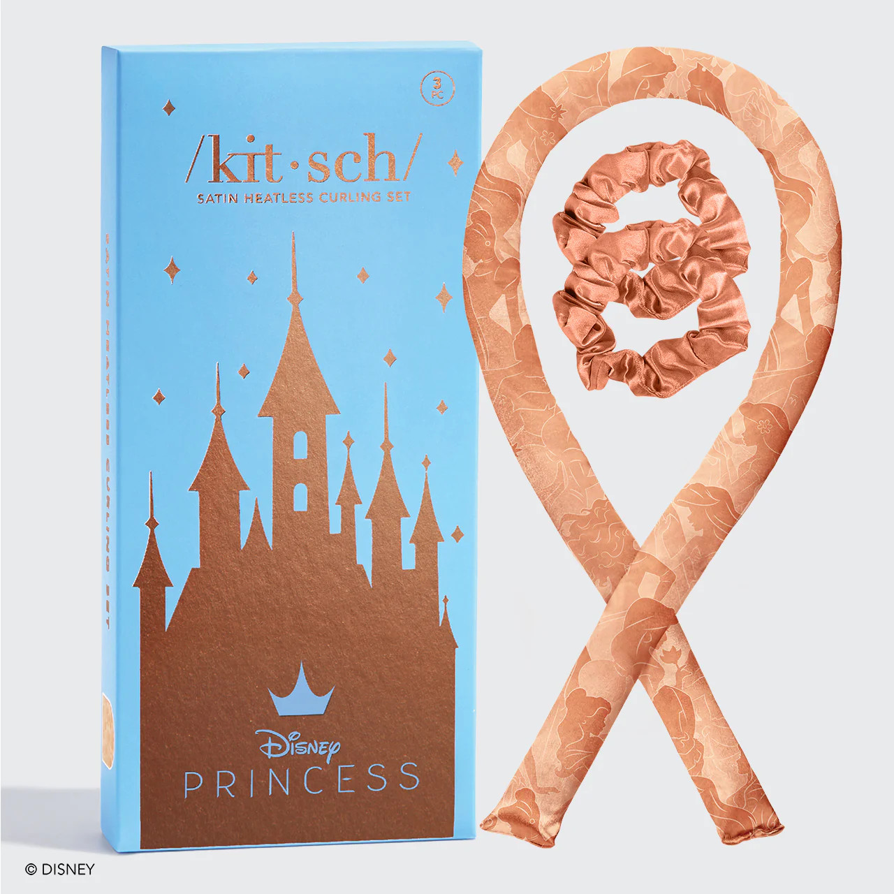 Disney x kitsch Satin Heatless Curling Set - Princess Party | Kitsch