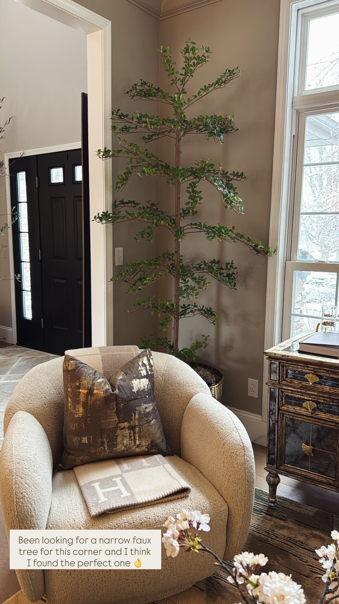 The perfect tree for this corner! 

#LTKU #LTKHome