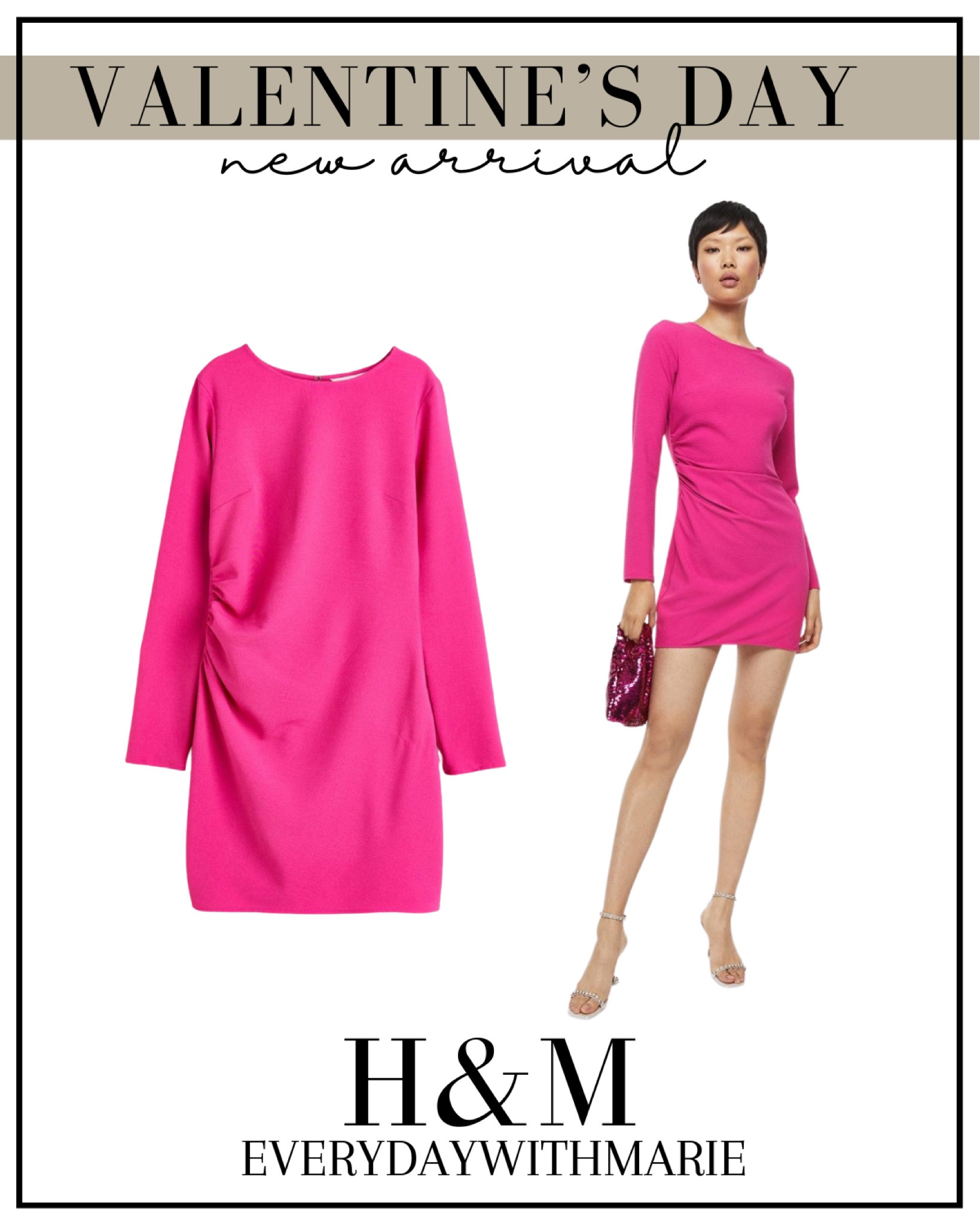 Super cute and classy sexy dress from H&M and you won’t have to break the bank. Fits TTS but if you want a looser fit, then size up. #datenight #valentinesday

#LTKunder50 #LTKstyletip #LTKFind