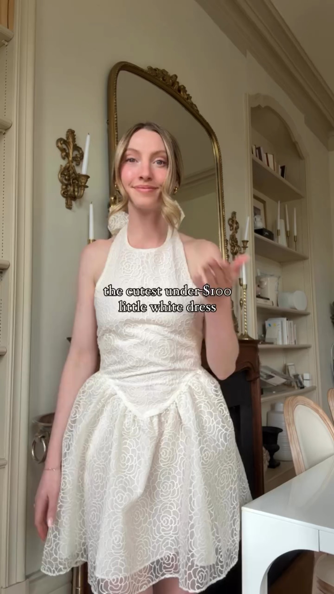 I’m really not over the bow 🎀

#bostoninfluencer #bostoncreator #elegantstyle #springoutfitinspo #springoutfitideas #springstyle #springfashion #ltkunder100 #femininefashion #femininestyle #bridalstyle #bridalmini #littlewhitedress #oldmoneyfashion #elegantaesthetic #pinterestgirl #pinterestaesthetic #pinterestgirlaesthetic #girlyaesthetic white lace halter dress, bridal mini dress, under-$100 fashion find, H&M fashion find, spring outfit inspiration, elegant style, white bow dress, basque waist dress, drop waist dress, feminine spring fashion, dresses for 2025 brides, bridal fashion inspiration