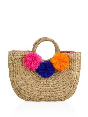 3 Pom Basket Tote | Saks Fifth Avenue