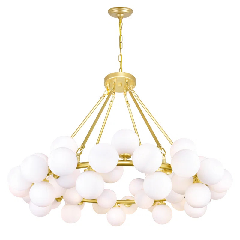 Bucurel 45 - Light Dimmable Wagon Wheel Chandelier | Wayfair North America