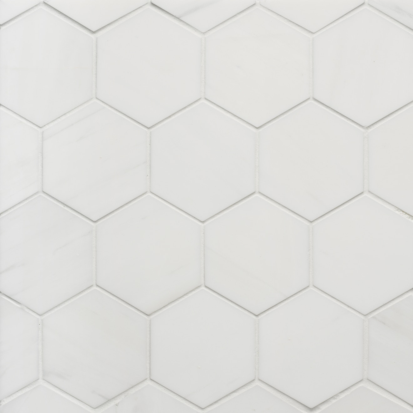 Dolomite 3" Honed Hexagon Marble Mosaic | Bedrosians Tile and Stone