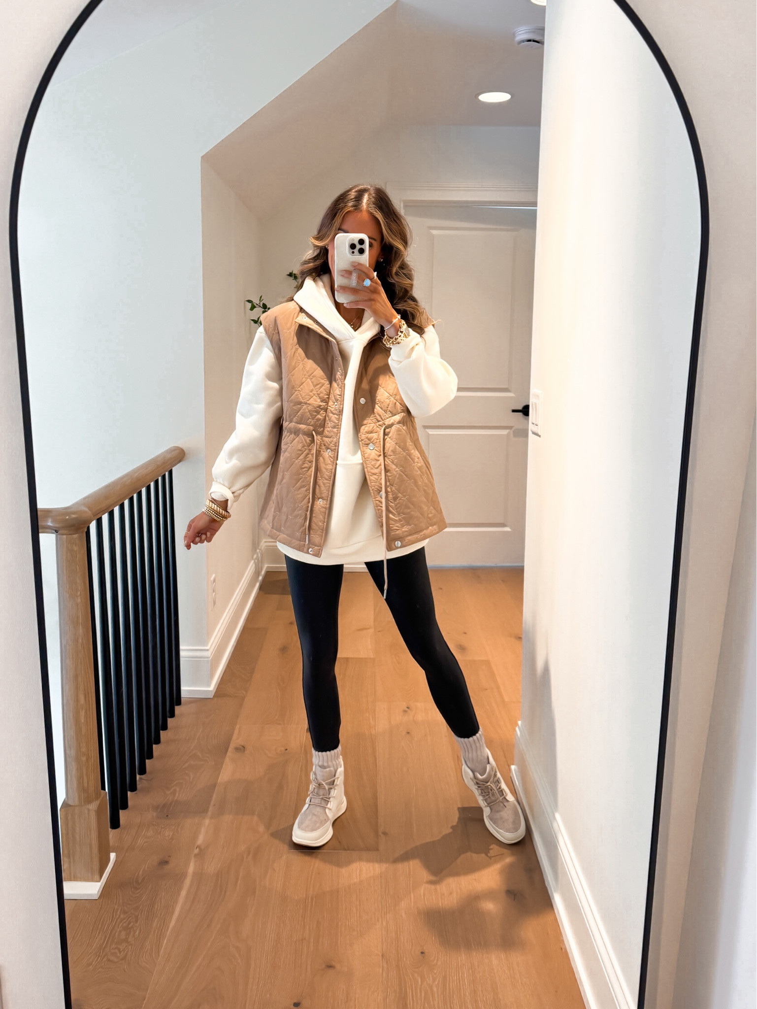 Wearing a small vest and medium hoodie sweater 

Vest outfit | Winter outfit | winter outfits | fall outfits | holiday outfits | gift guide | gifts for her | vest outfits | faux leather leggings outfit 

#LTKCyberWeek #LTKHoliday #LTKmomlife