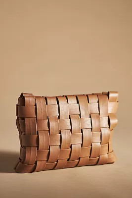Lindy Woven Clutch | Anthropologie (US)