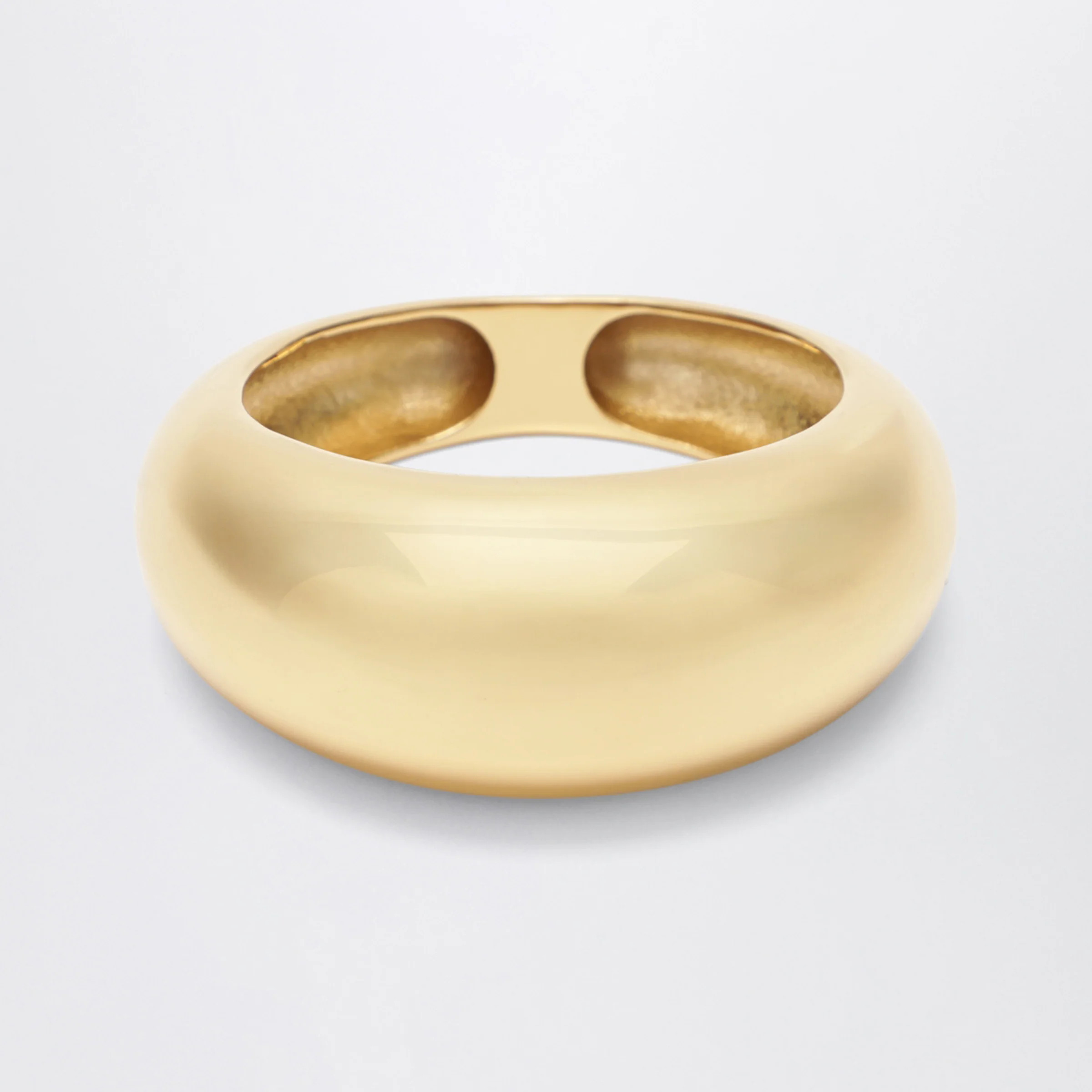 Gold-tone metal cuff bracelet | The Double F