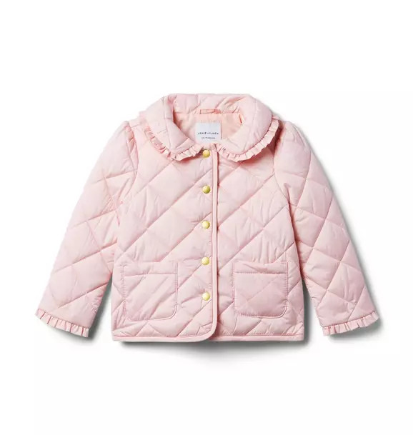The Quilted Ruffle Collar Jacket | Janie and Jack