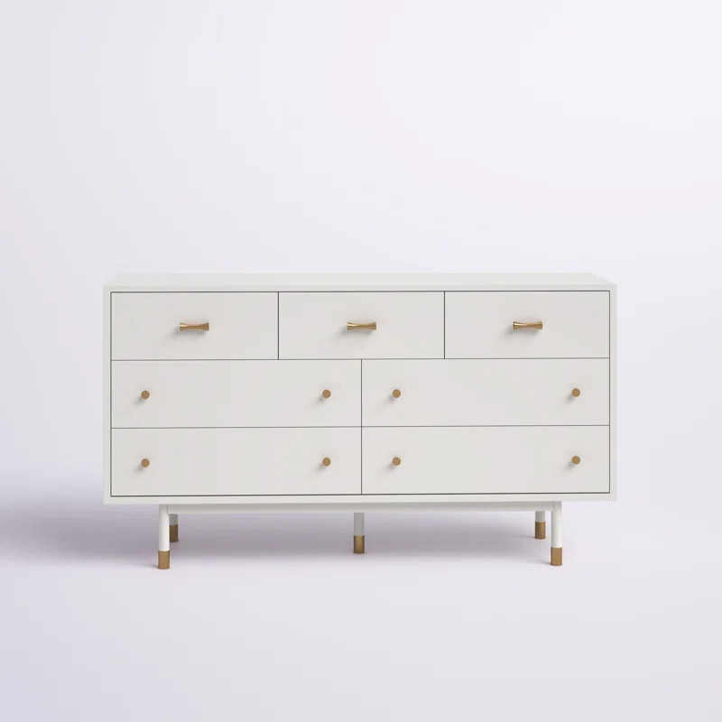 Blair 7 Drawer 60'' W Solid Wood Dresser | Wayfair North America