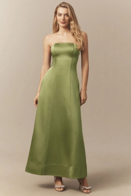 Mare Mare Piper Strapless Fit & Flare Maxi Dress | Anthropologie (US)