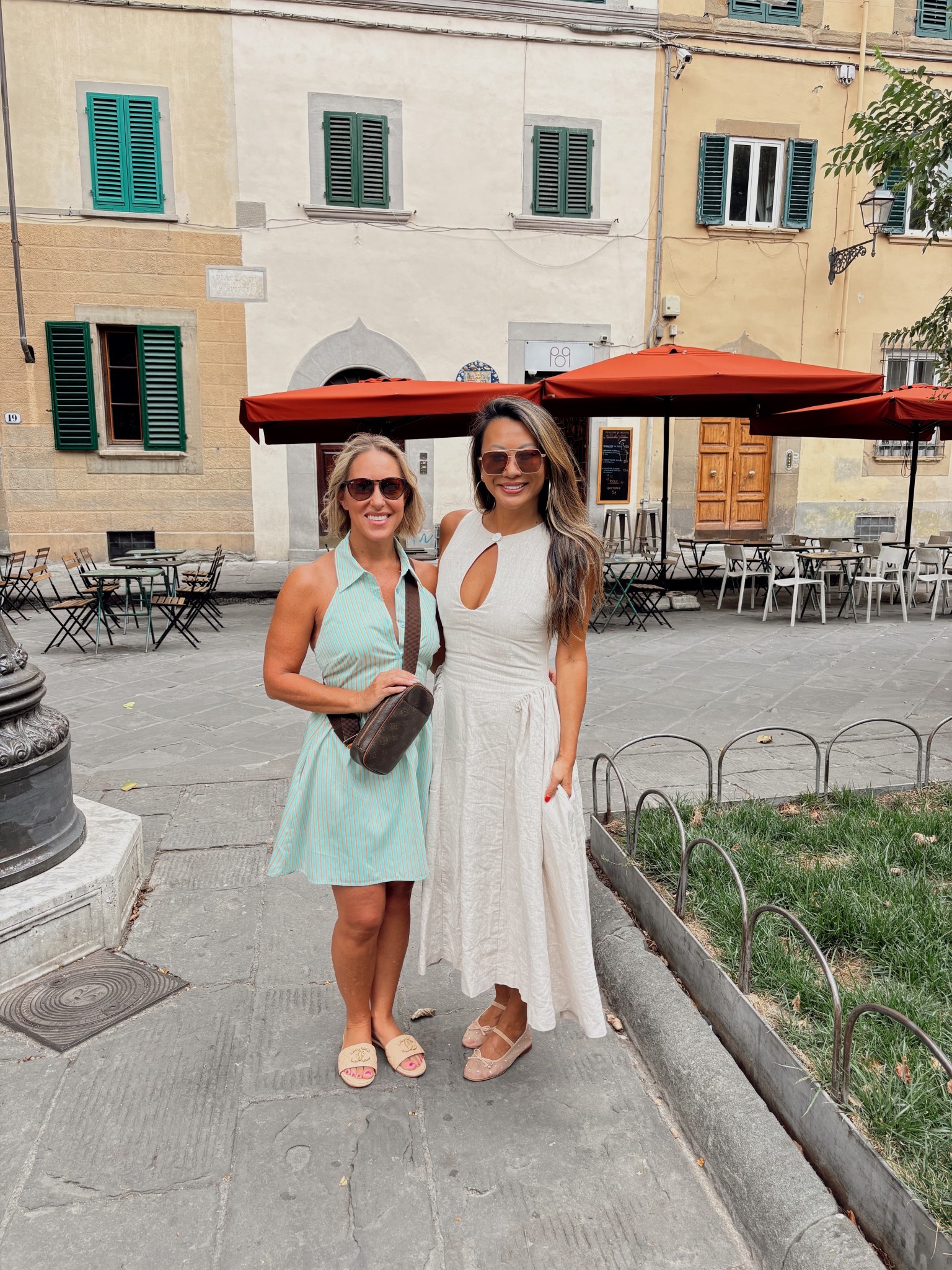 Shirt dress and linen midi dress. Amazon flats. Size small in midi dress. Size XS (size down) on shirt dress  

#LTKFindsUnder100 #LTKStyleTip