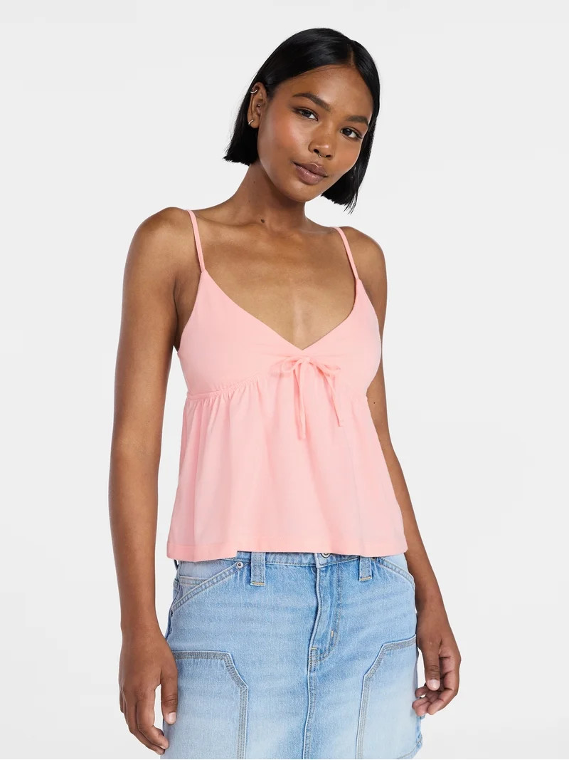 No Boundaries Babydoll Cami Top, Women's XXS-XXL | Walmart (US)