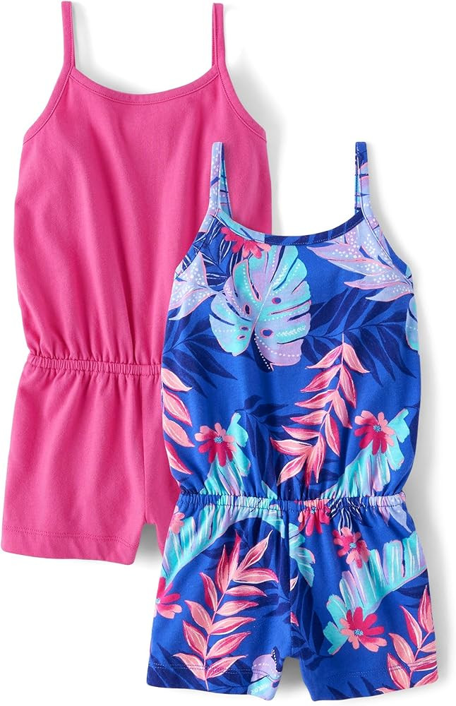 The Children's Place baby-girls And Toddler Casual Sleeveless Shorts Romper | Amazon (US)