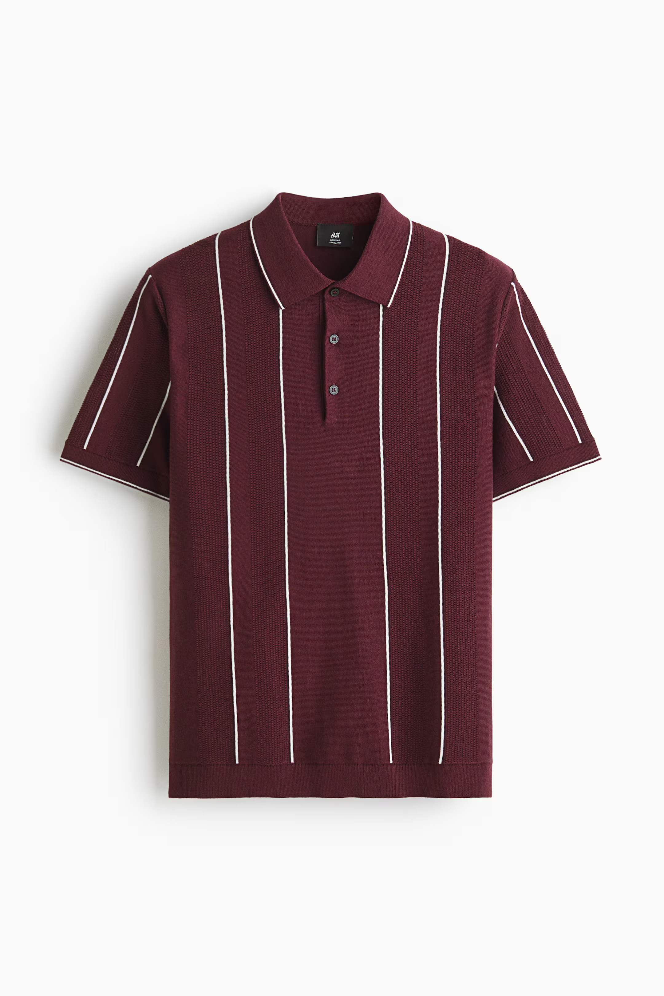 Regular-Fit Knit Polo Shirt | H&M (US + CA)