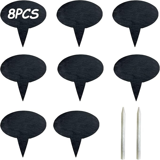 Cheese Markers Set of 8PCS for Charcuterie Board Slate Cheese Labels Sign Chalkboard Picks Cheese... | Amazon (US)