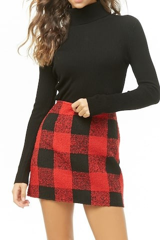 Buffalo Plaid Mini Skirt | Forever 21 (US)