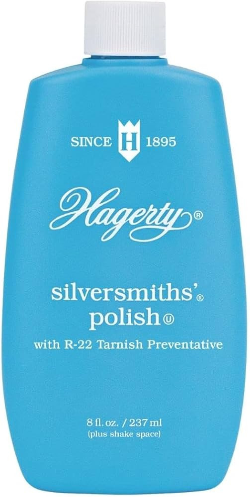 Hagerty Silversmiths' Polish, Professional Silver Cleaner and Tarnish Remover for Jewelry, Silver... | Amazon (US)