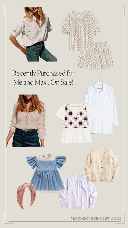 Recently purchased clothes and accessories for me and Max…on sale! Use code LASTHOORAH for $30 off at Sézane (the rest is automatically discounted). 

Sale, women’s fashion, fall outfits, kids clothing, girls clothing, Madewell, Maisonette, J.Crew  

#LTKunder100 #LTKsalealert #LTKkids