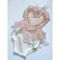 Sitter Romper New Release ""Valentine"" Floral Crown Toddler Girls Dresses Photoshoot Dress Sitter S | Etsy (US)