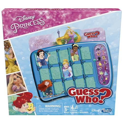 Hasbro Gaming Guess Who? Disney Princess Edition Kids Board Game, Fun Game for Families and Kids Ages 5 and Up, Preschool Games (Amazon Exclusive) | Amazon (US)